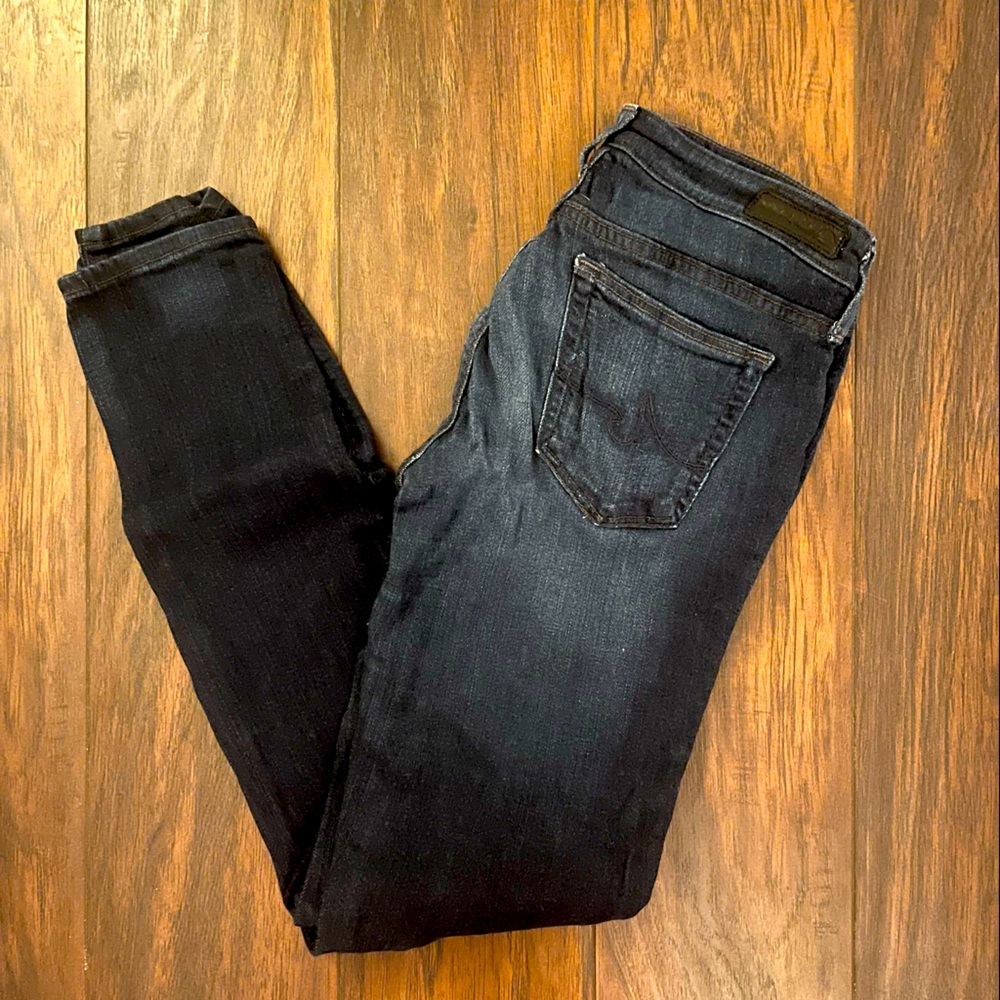 AG skinny dark jeans, 27